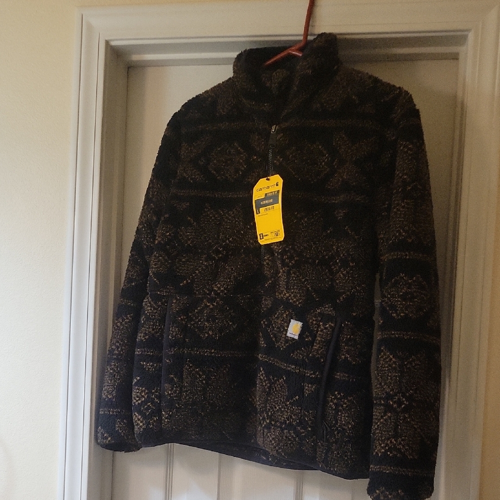Carhartt Black and Brown Women's Sweater